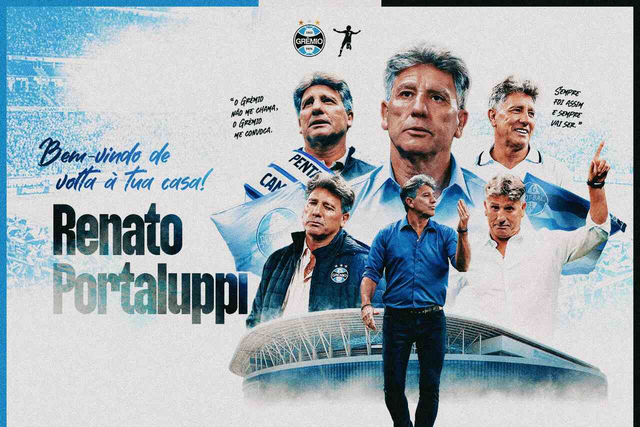 Grêmio anuncia o retorno de Renato Gaúcho 