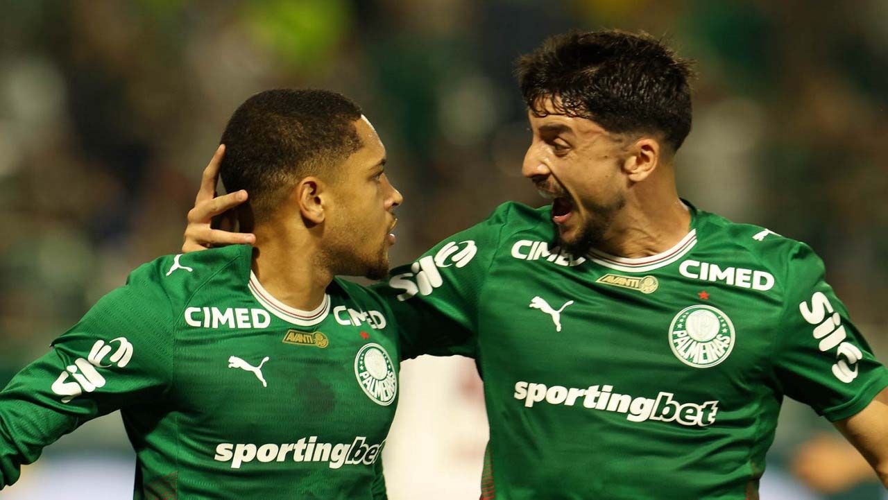 Palmeiras vence o Fluminense e se mantém no ponta Brasileiro