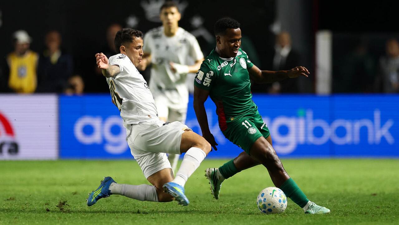 Santos e Palmeiras empatam sem gols na Vila Santos e Palmeiras empatam sem gols na Vila