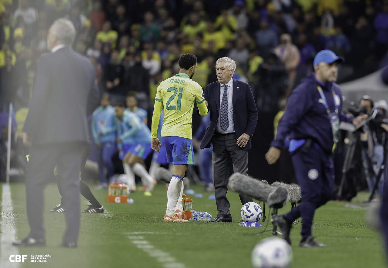 Ancelotti não poderá repetir escalações na seleção; confira opções