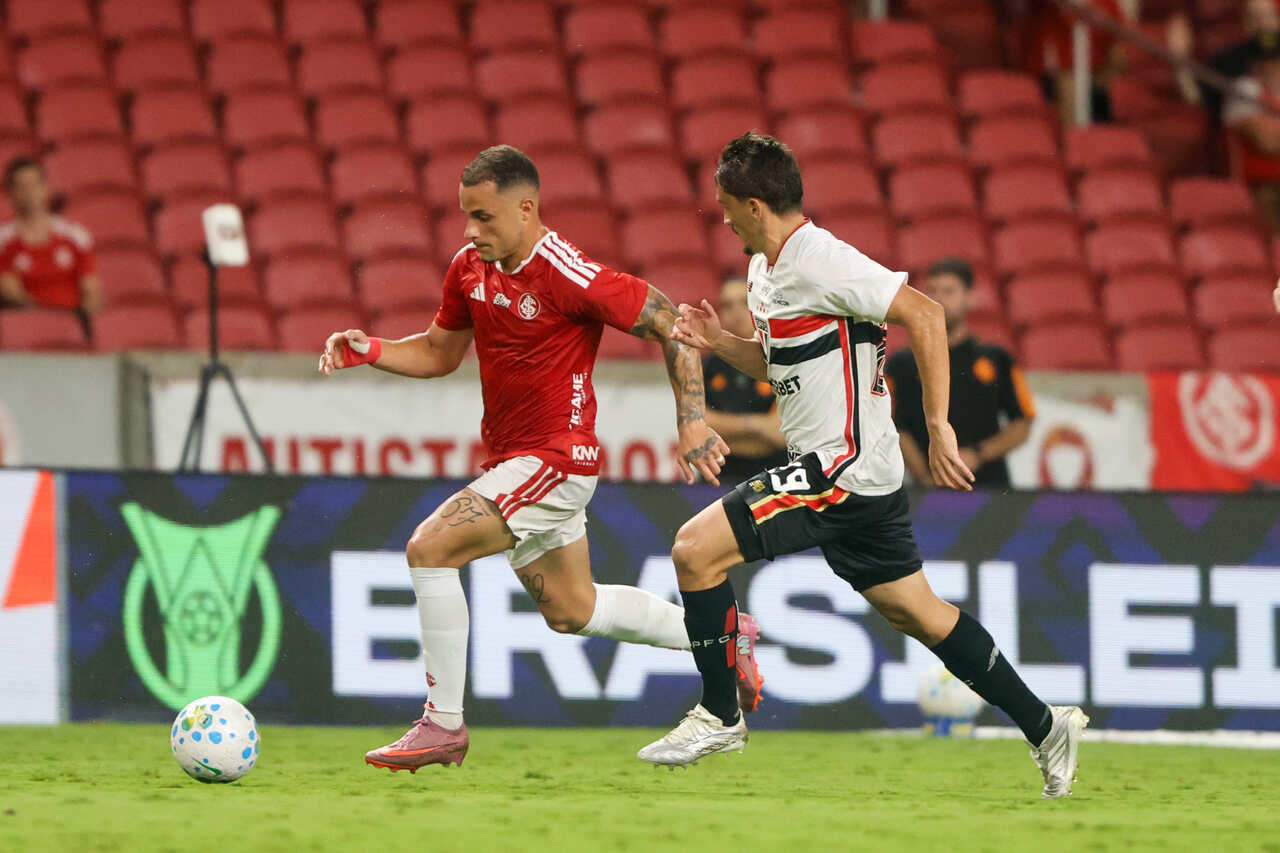 Calleri marca no fim, e São Paulo arranca empate com o Internacional