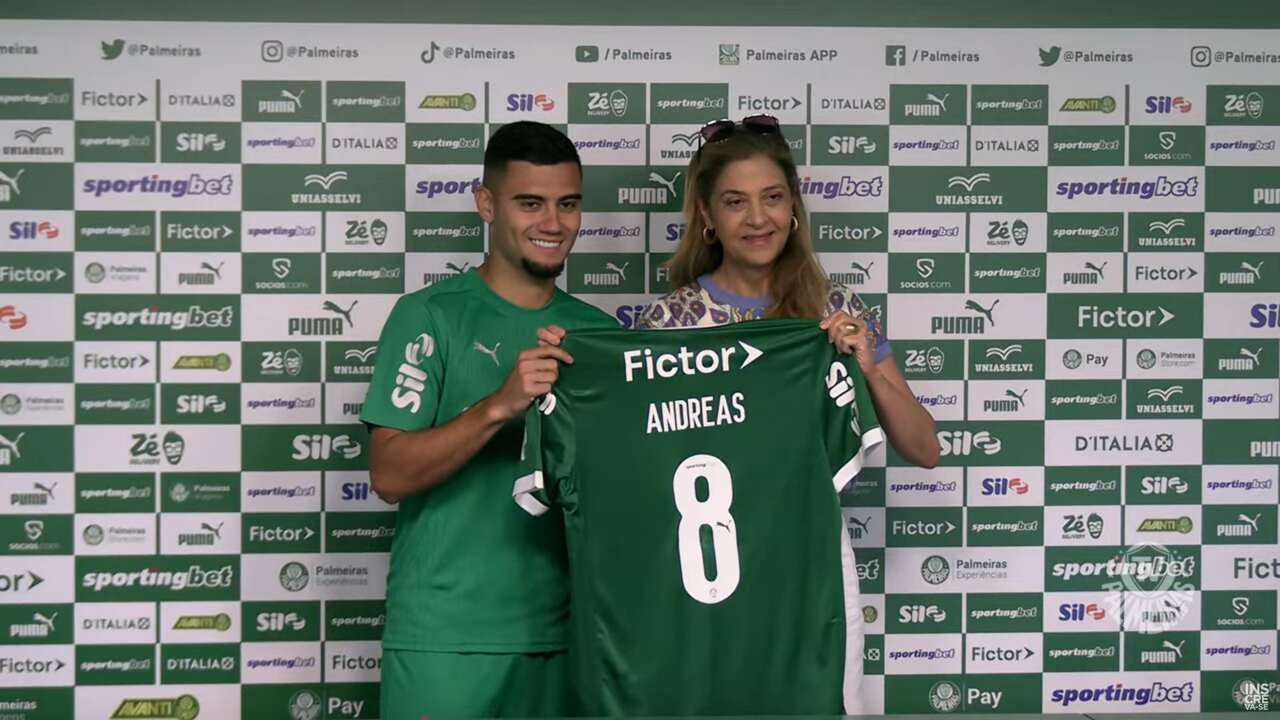 Andreas diz que recusou disputar a Champions para fechar com o Palmeiras