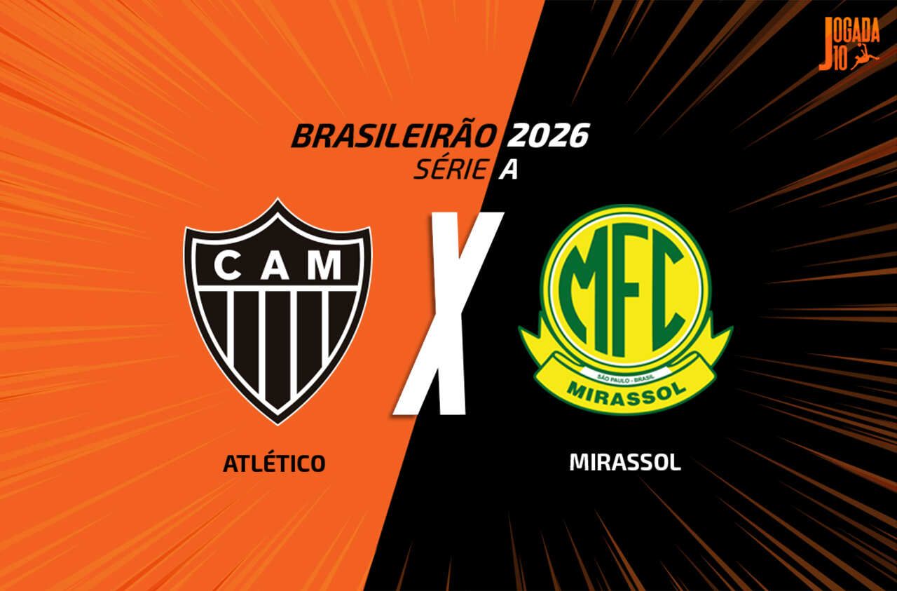 Atlético x Mirassol: onde assistir, escalações e arbitragem