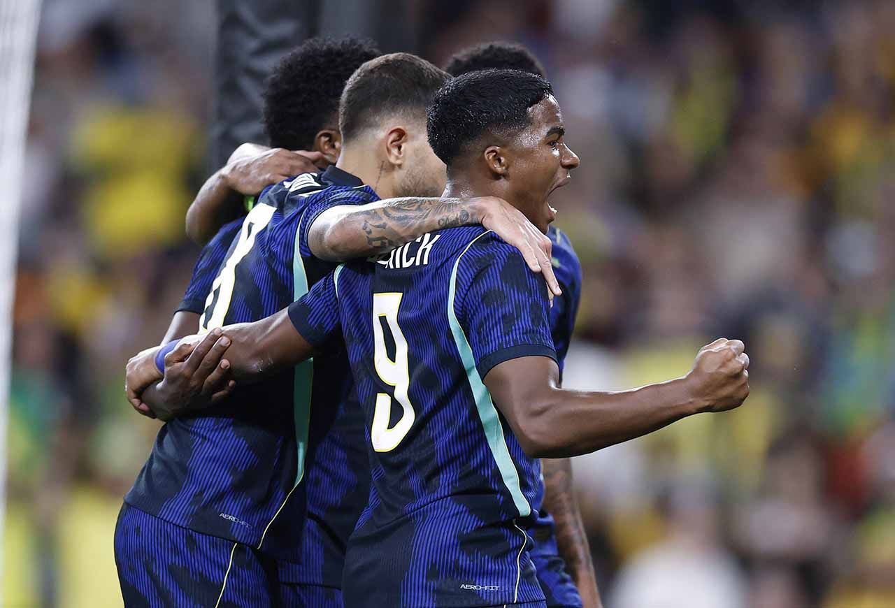 Endrick iguala recorde de Gabriel Jesus pela Seleção Endrick iguala recorde de Gabriel Jesus pela Seleção