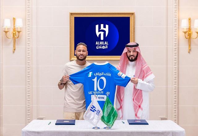 Al Hilal, da Arábia Saudita, anuncia a contratação de Neymar