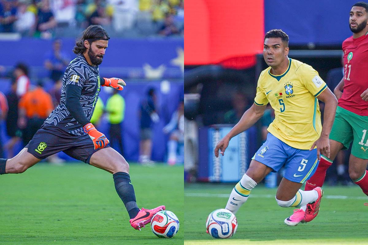 Casemiro corre quase o mesmo que Alisson em estreia Casemiro corre quase o mesmo que Alisson em estreia