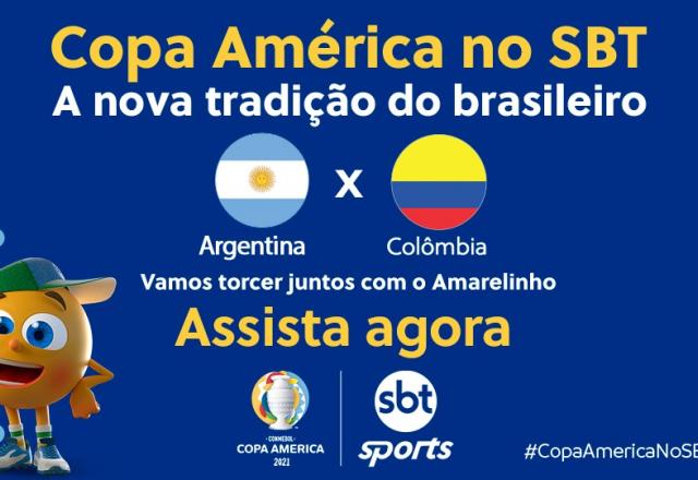 Ao vivo: assista Argentina x Colômbia pela semifinal da Copa América
