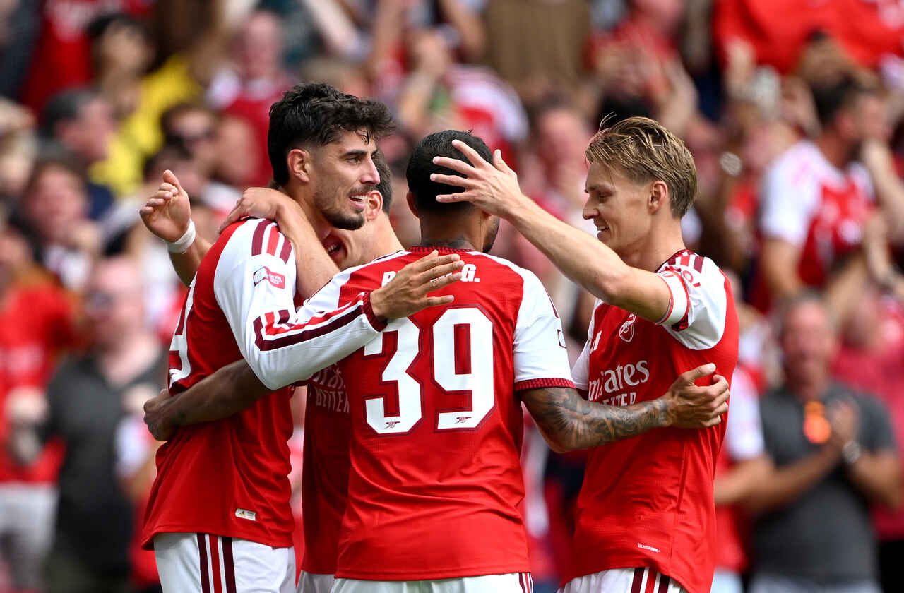 Arsenal vence o City e é campeão da Supercopa da Inglaterra Arsenal vence o City e é campeão da Supercopa da Inglaterra