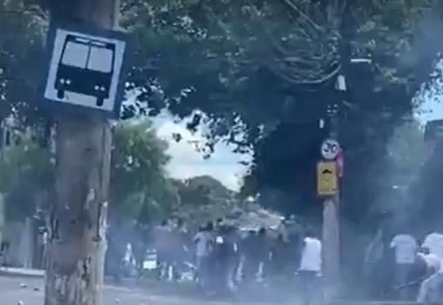 Briga entre torcedores de Atlético-MG e Cruzeiro