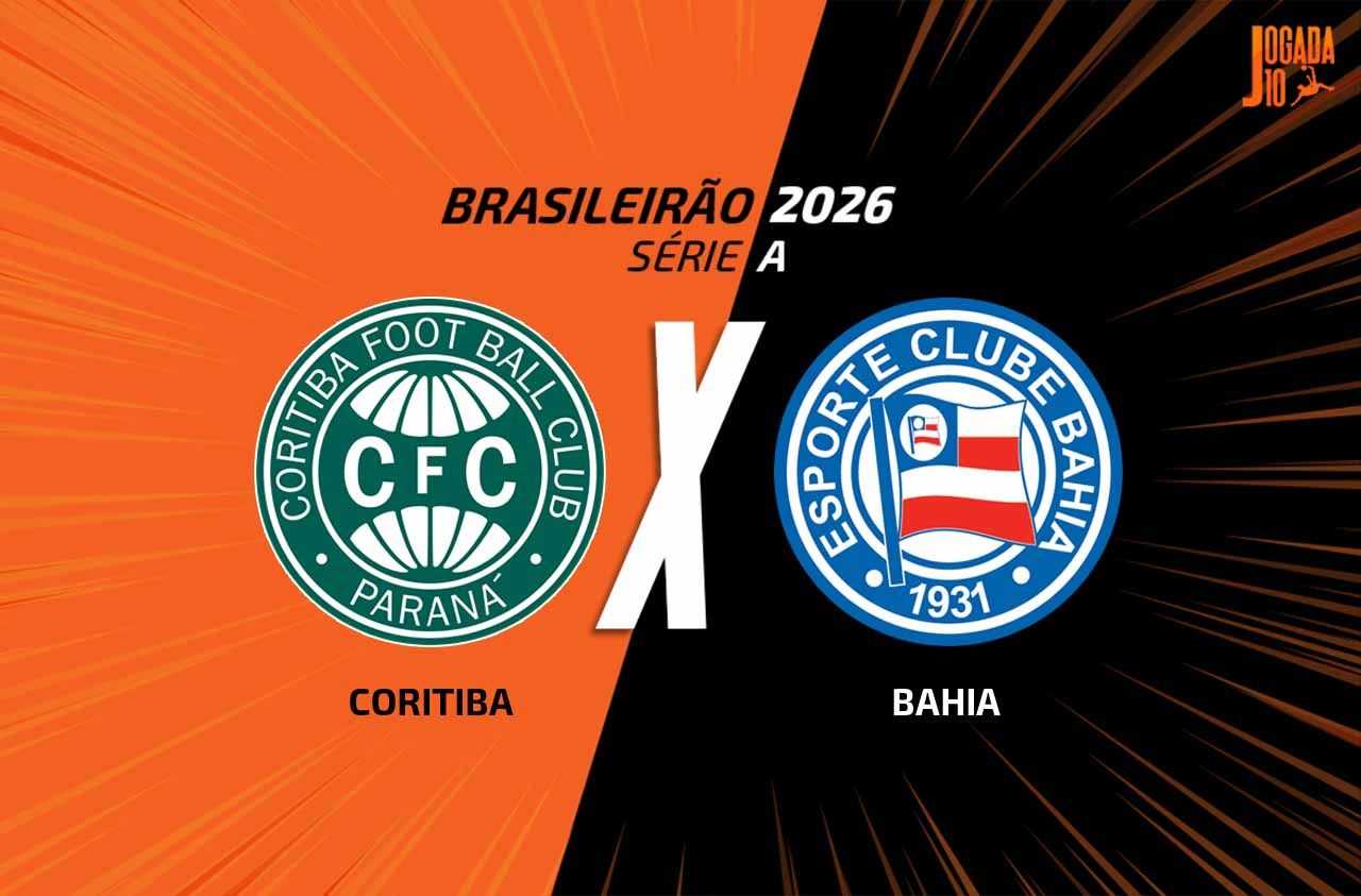Coritiba x Bahia: onde assistir, escalações e arbitragem