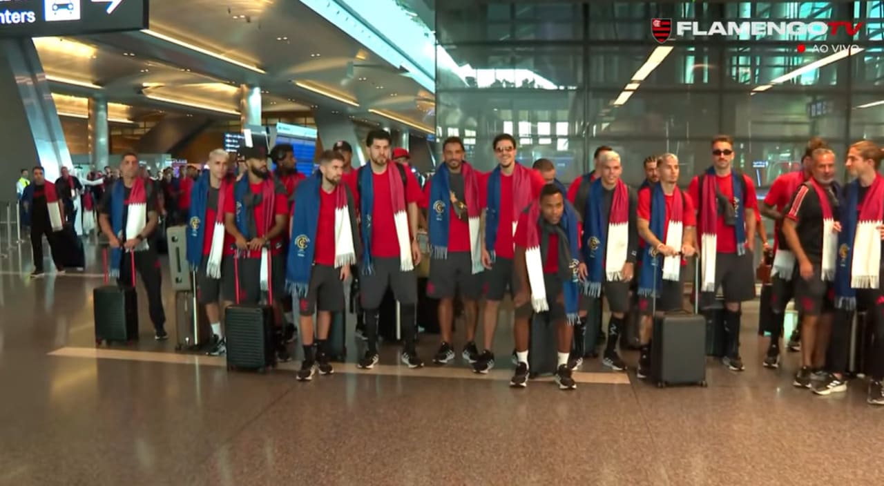 Fla desembarca em Doha para buscar o título da Copa Intercontinental