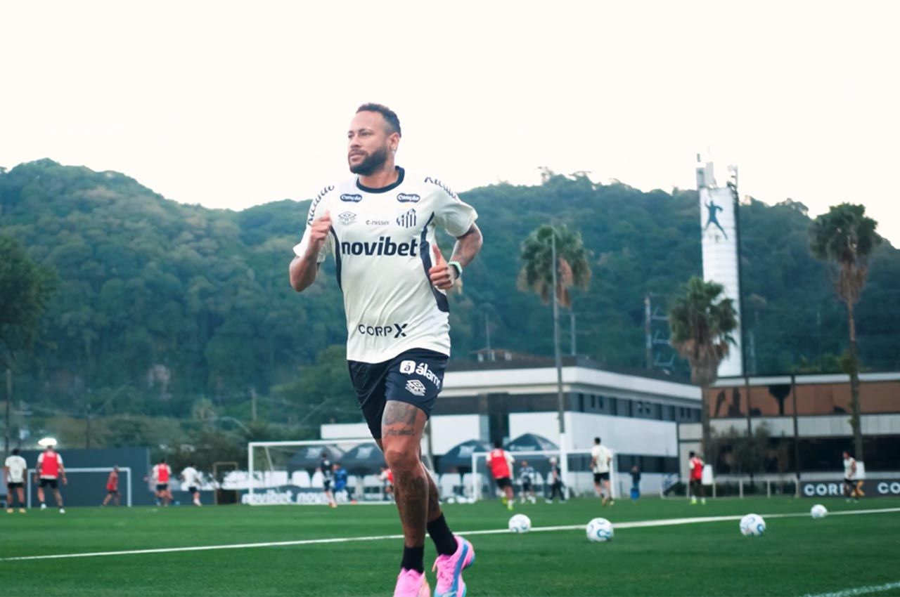 Neymar segue fora da Sula e Santos ainda não define retorno Neymar segue fora da Sula e Santos ainda não define retorno