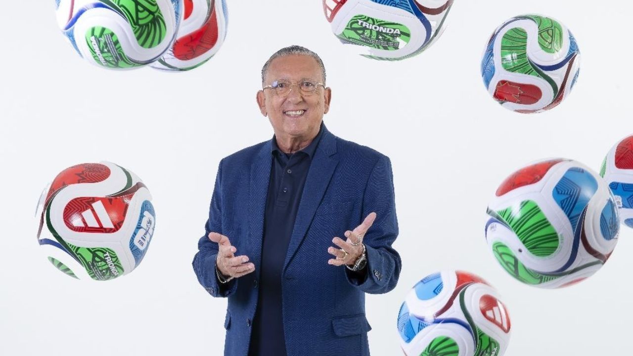 Galvão Bueno narra 100º gol do Brasil em Copas do Mundo