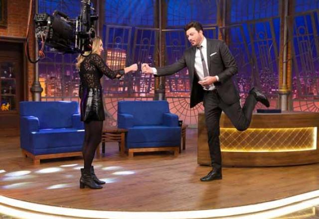 Danilo Gentili e Nadine Bastos