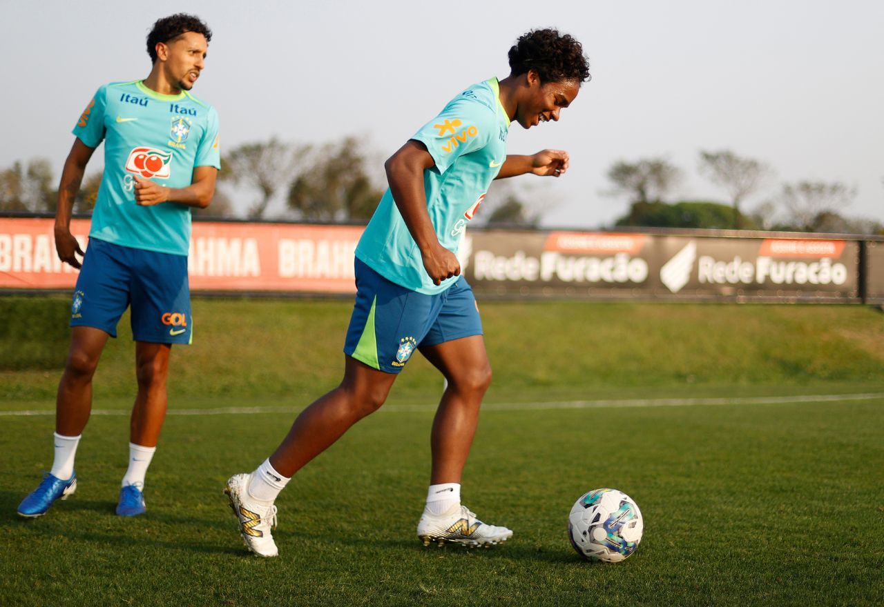 Dorival Júnior esboça seleção brasileira com Endrick de titular. Foto: Rafael Ribeiro/CBF