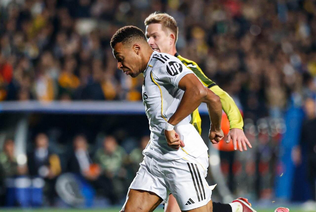 Mbappé faz hat-trick, e Real Madrid goleia Kairat na Champions