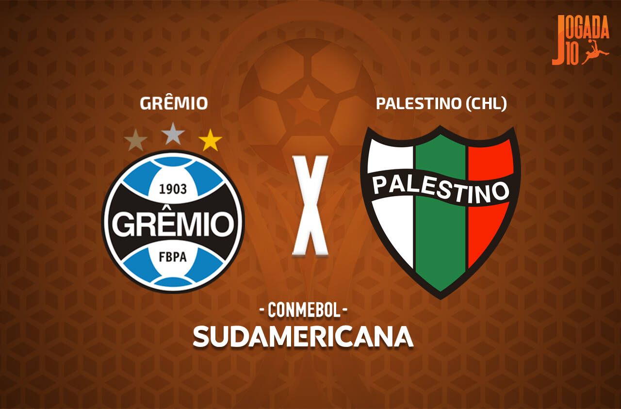 Grêmio x Palestino-CHI: onde assistir, escalações e arbitragem