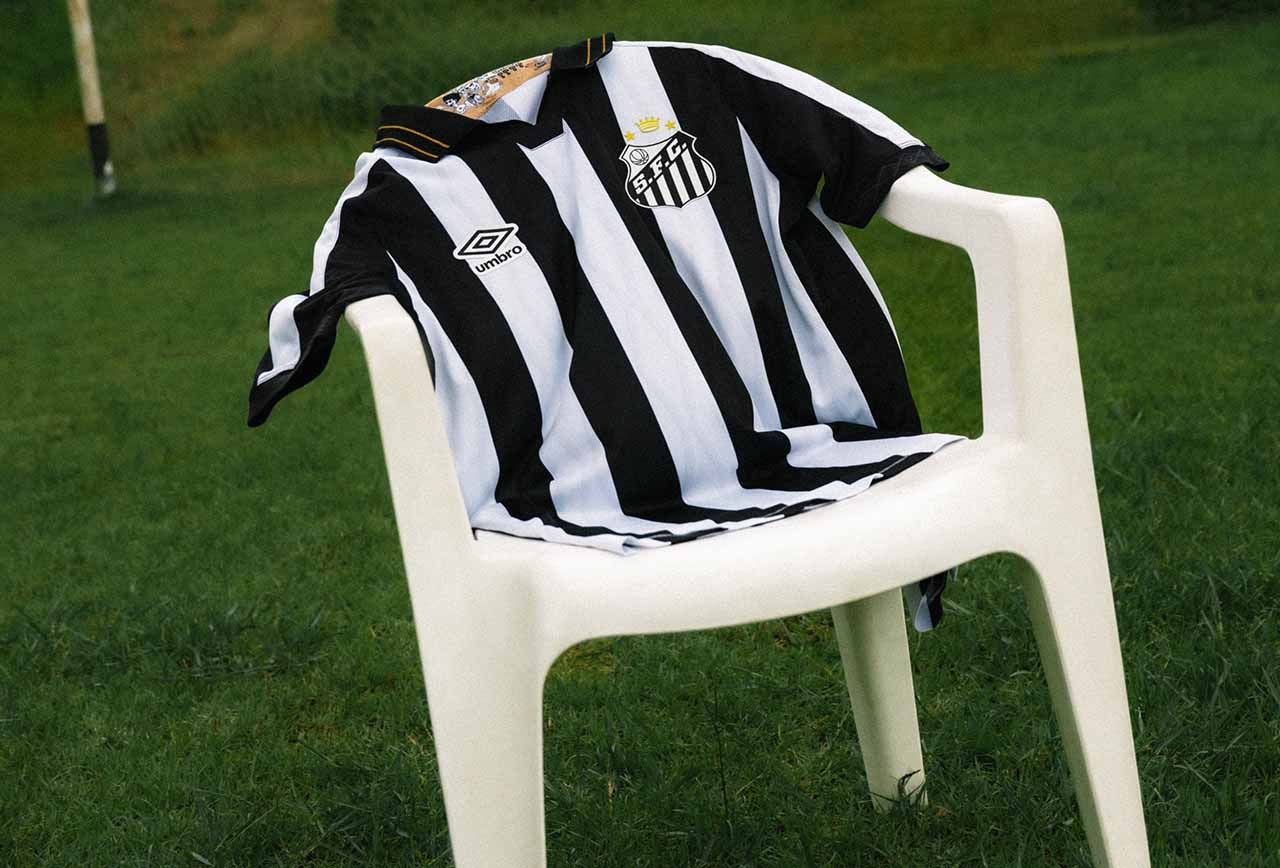 Santos e Umbro vão lançar coleção especial com a Marca Pelé