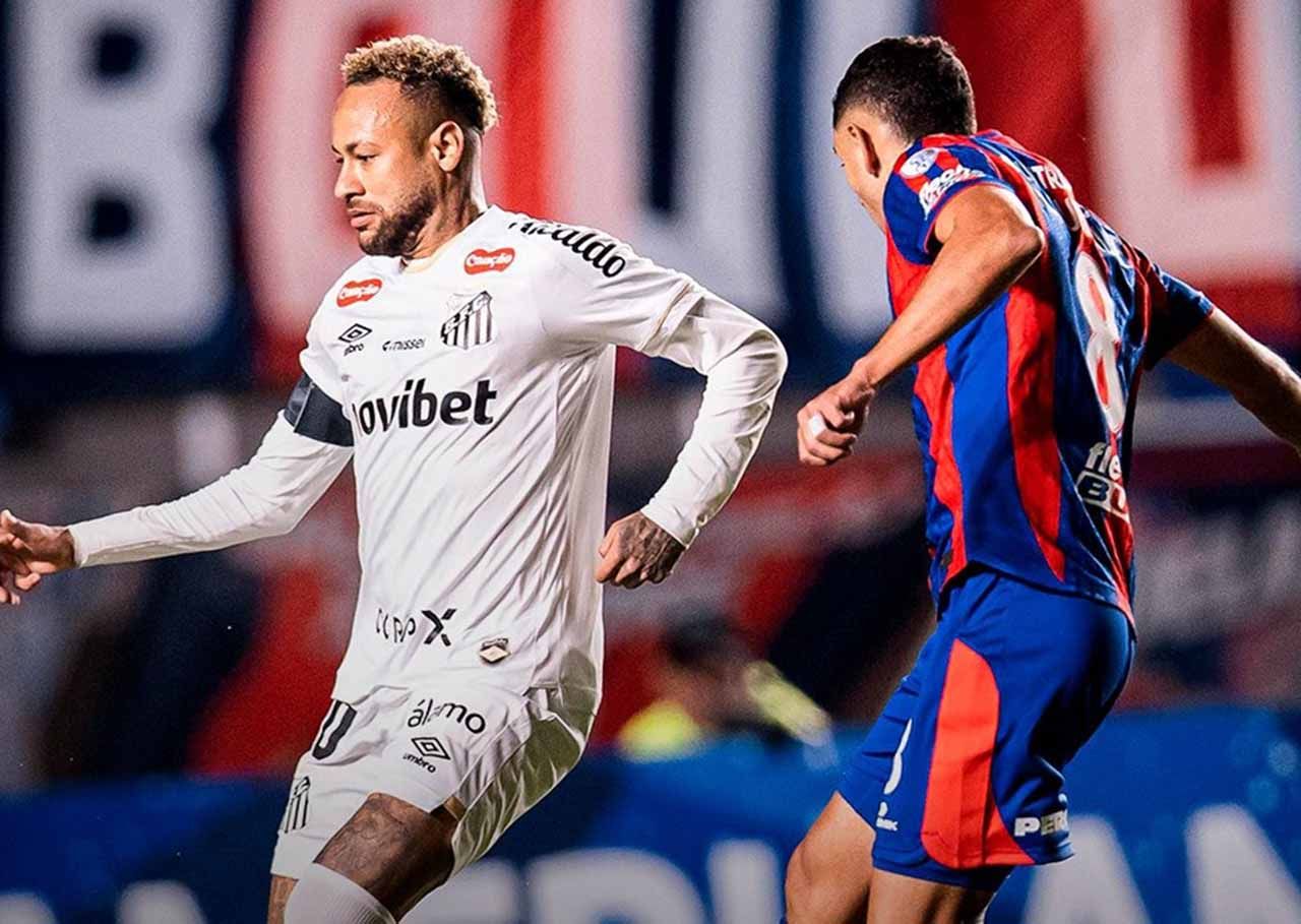 Imagem da noticia Com Neymar em campo, Santos empata com San Lorenzo na Argentina