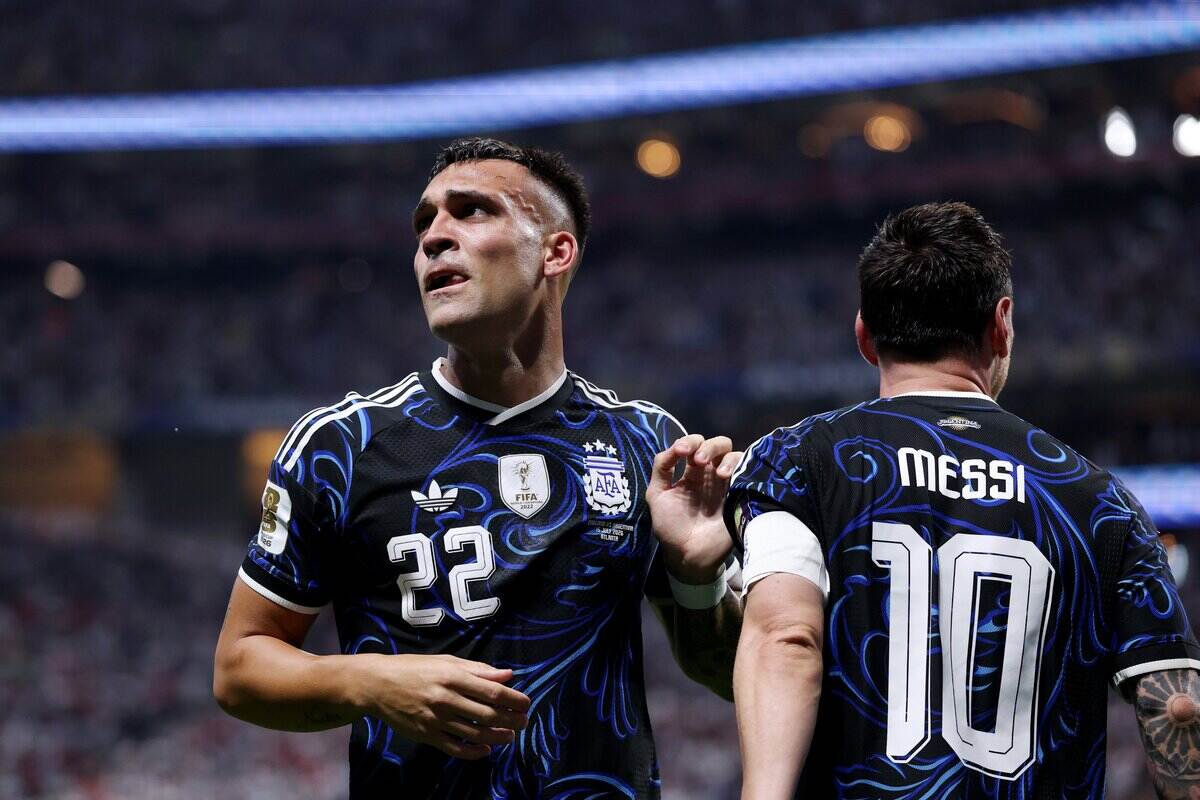 Lautaro Martínez desaba: "Sempre sonhei com isso" Lautaro Martínez desaba: "Sempre sonhei com isso"