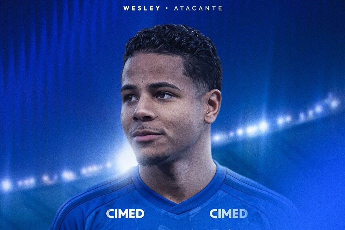 Cruzeiro anuncia atacante Wesley, ex-Corinthians Cruzeiro anuncia atacante Wesley, ex-Corinthians