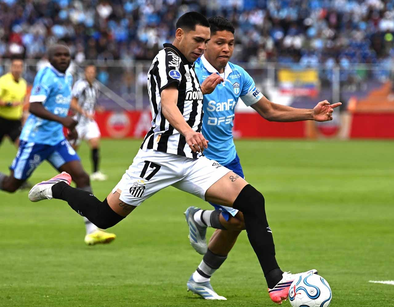Santos empata no Equador e avança na Sul-Americana Santos empata no Equador e avança na Sul-Americana