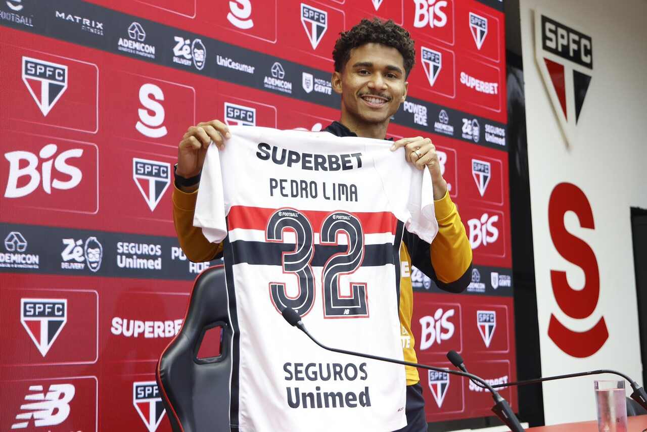 Apresentado, Pedro Lima lembra rejeição no São Paulo Apresentado, Pedro Lima lembra rejeição no São Paulo