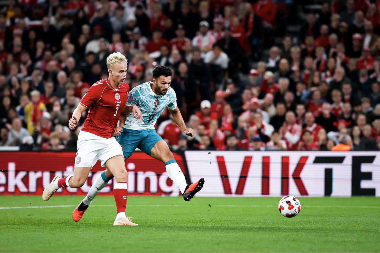 Substituto de CR7 marca, e Portugal vence a Dinamarca Substituto de CR7 marca, e Portugal vence a Dinamarca