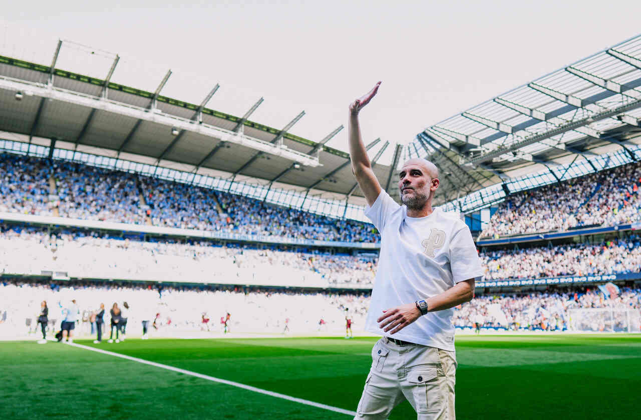 Guardiola recebe homenagens no adeus ao Manchester City