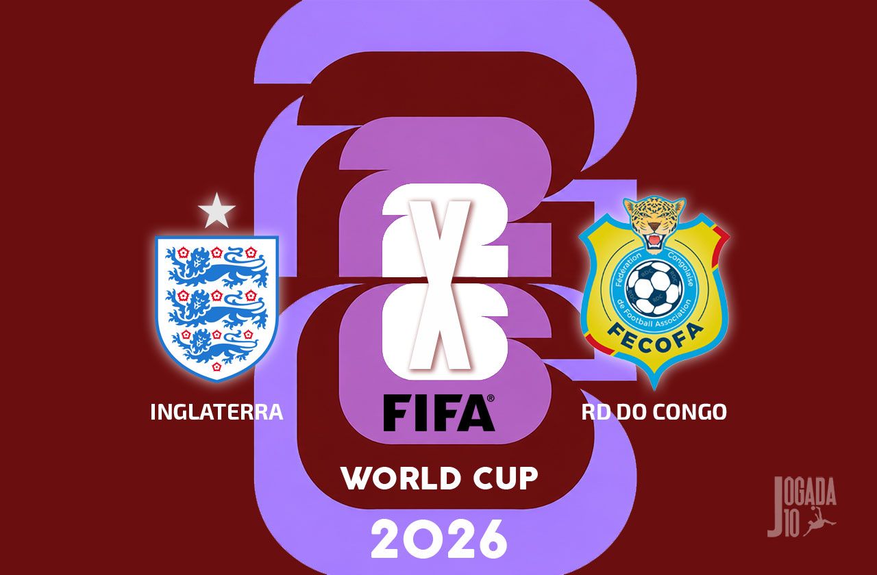 Inglaterra x RD Congo: Acompanhe em tempo real Inglaterra x RD Congo: Acompanhe em tempo real