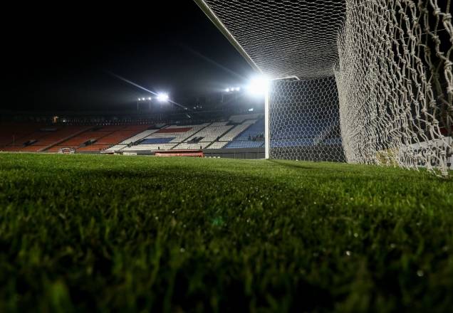 Imagem de um estádio de futebol