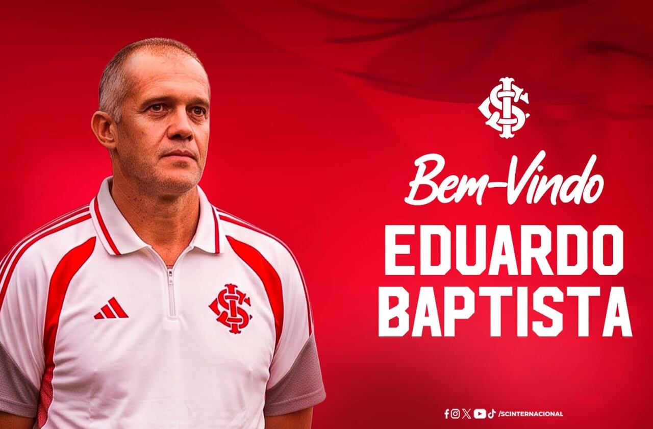 Inter anuncia Eduardo Baptista como novo técnico