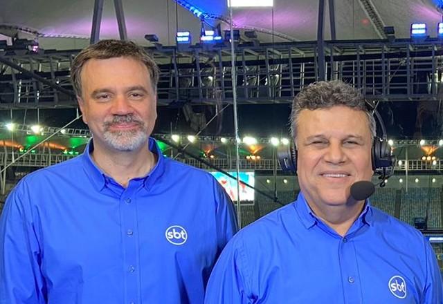 Mauro Beting e Téo José