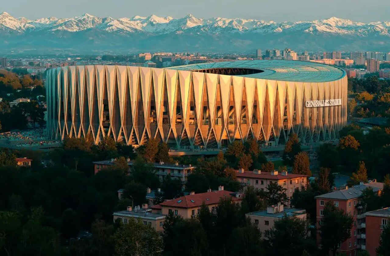 Milan e Inter apresentam novo estádio de R$ 7 bilhões Milan e Inter apresentam novo estádio de R$ 7 bilhões