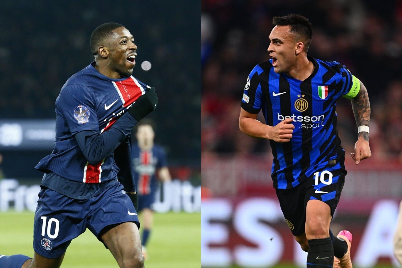 (Foto: Reprodução X / PSG - Reprodução X / Inter de Milão)