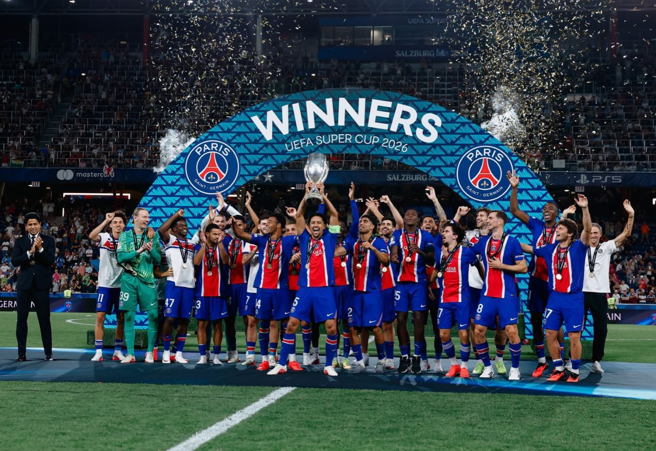PSG conquista bicampeonato da Supercopa da UEFA PSG conquista bicampeonato da Supercopa da UEFA
