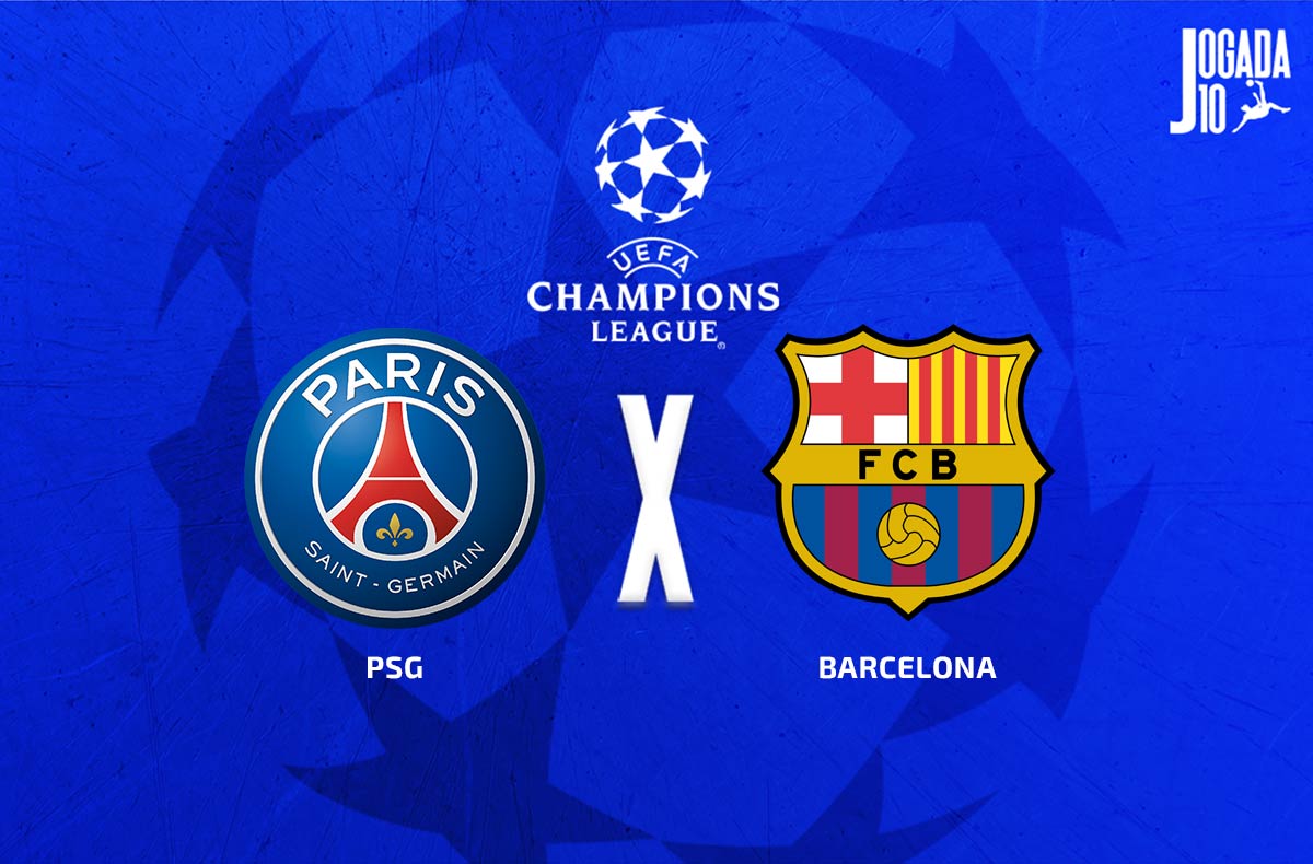 PSG x Barcelona: onde assistir, escalações e arbitragem