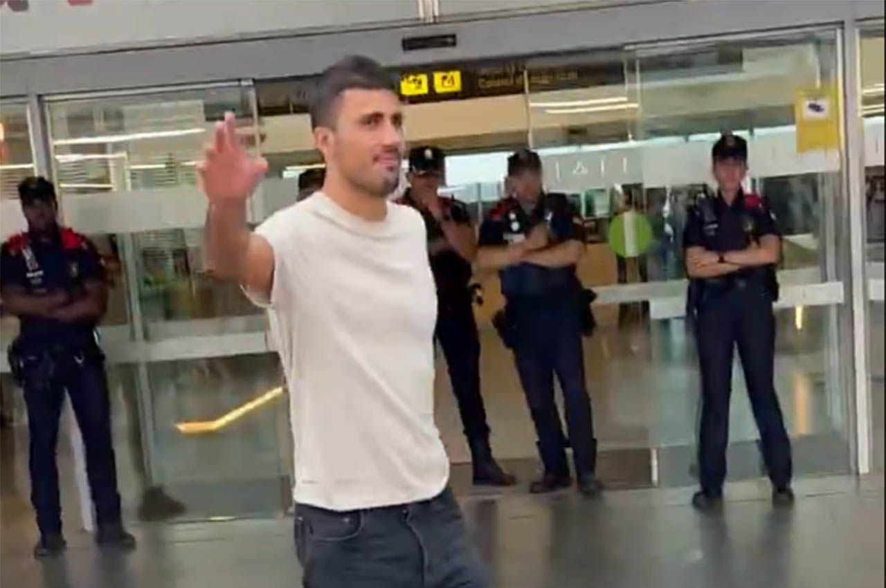 Rodri chega a Barcelona: "É um sonho" Rodri chega a Barcelona: "É um sonho"