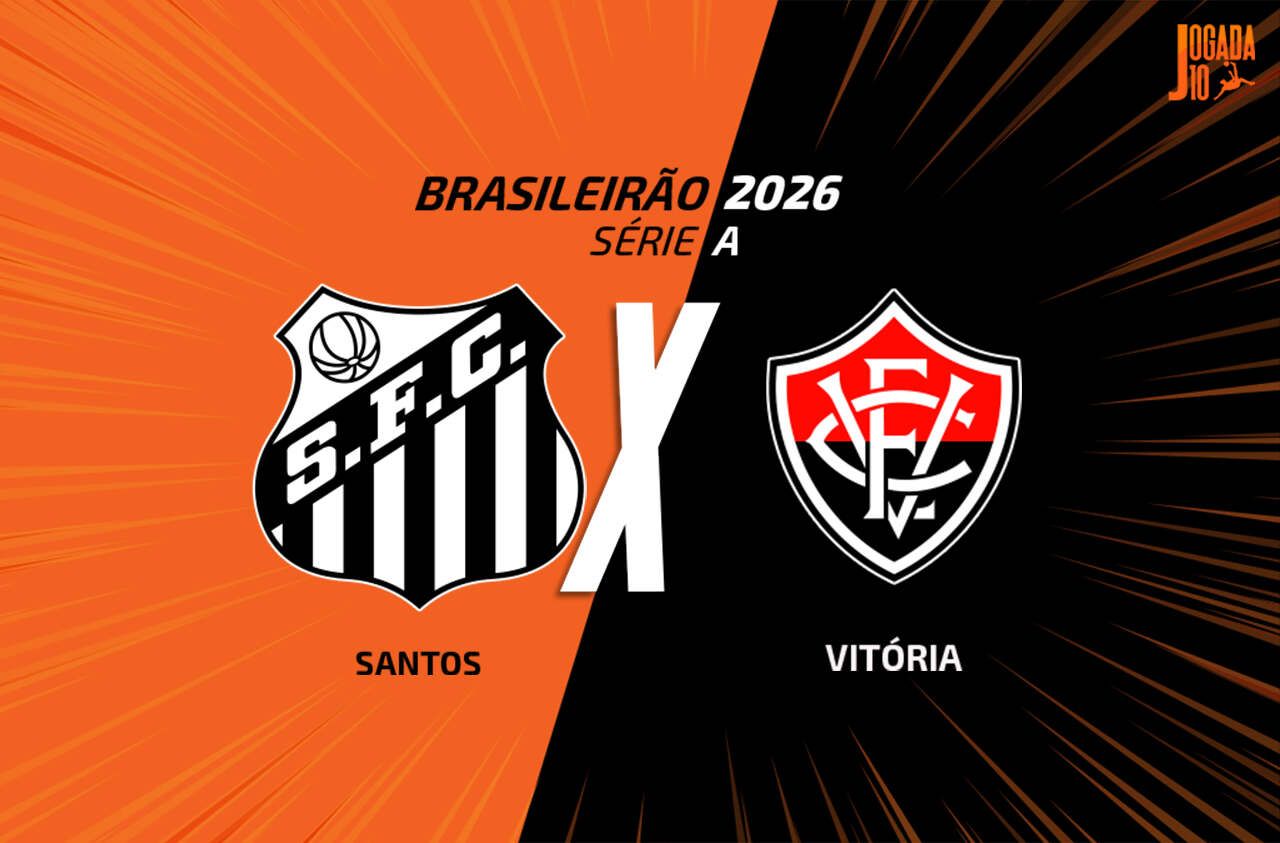 Santos x Vitória: onde assistir, escalações e arbitragem