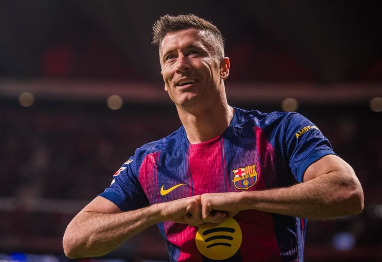 Lewandowski recebe proposta milionária de clube da MLS e pode deixar Barcelona. Foto: Instagram/@_rl9