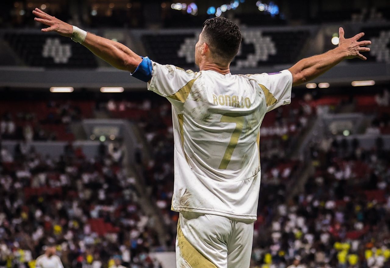 Al-Nassr vence com dois de CR7 e segue invicto na Champions Asiática. Foto: X/AlNassr