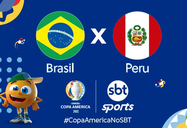 SBT transmite Brasil x Peru pela semifinal da Copa América 