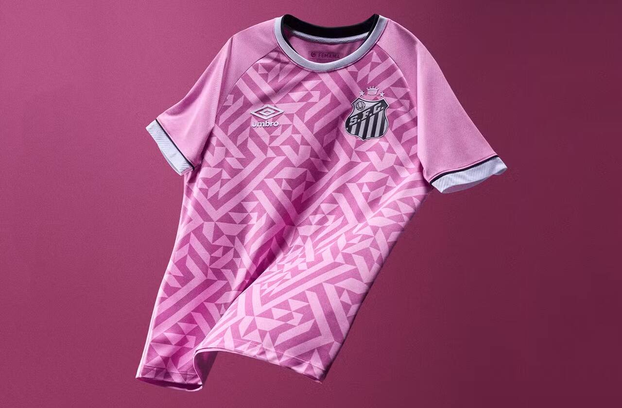 Santos lança camisa para a campanha do Outubro Rosa 