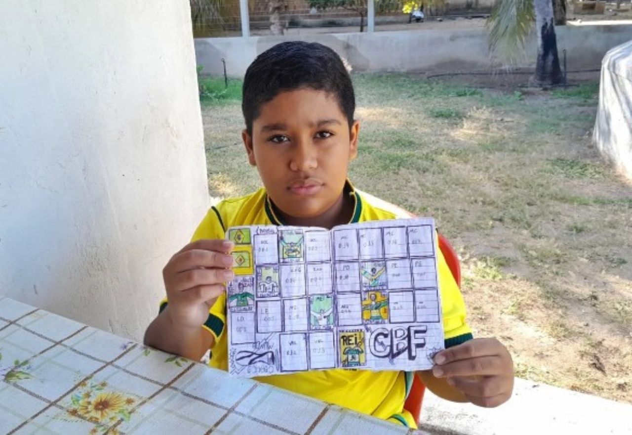 Quando uma criança desenha a Copa, ela também desenha o futuro Quando uma criança desenha a Copa, ela também desenha o futuro