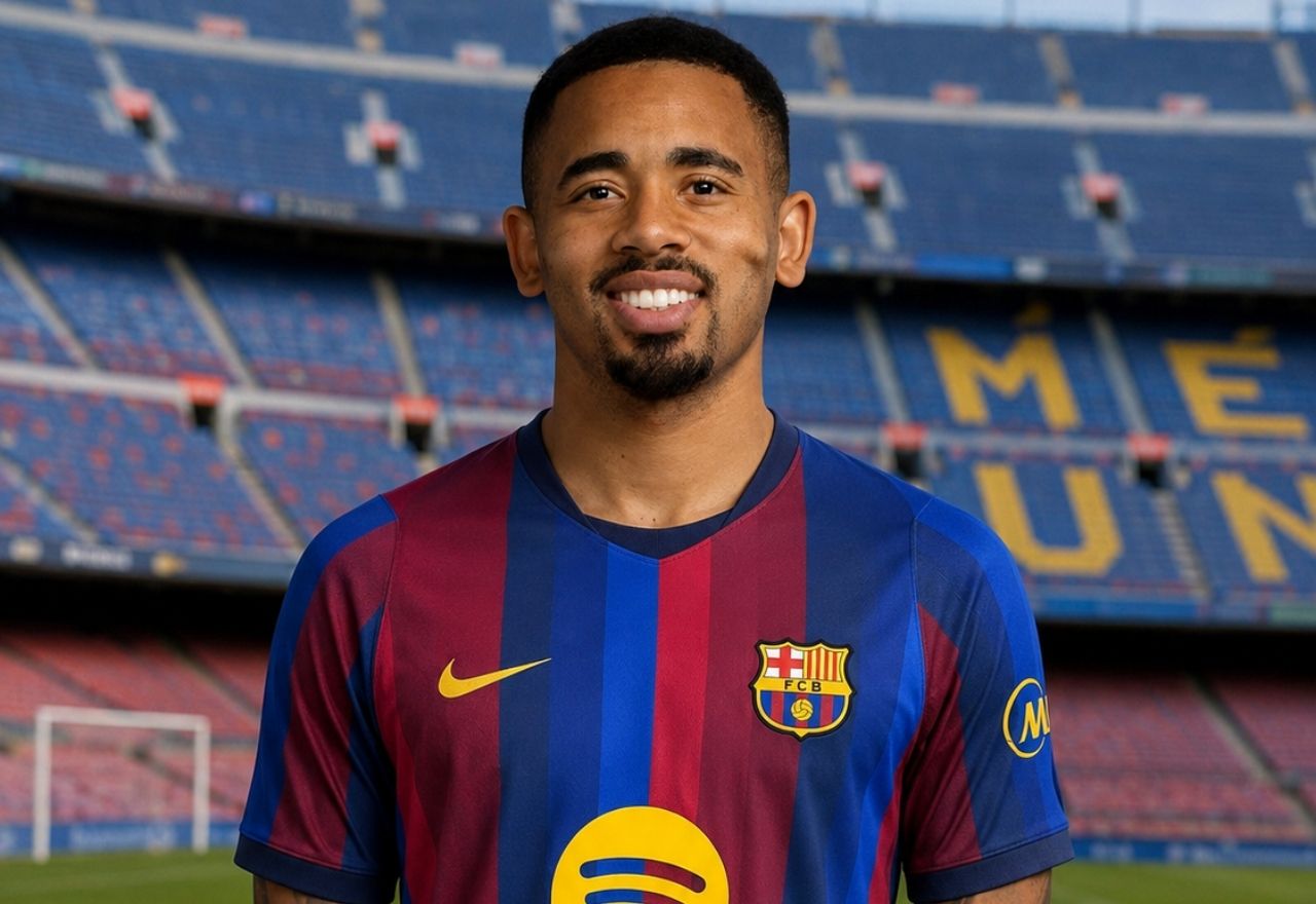 Gabriel Jesus deixa o Arsenal rumo ao Barcelona. Foto: Reprodução