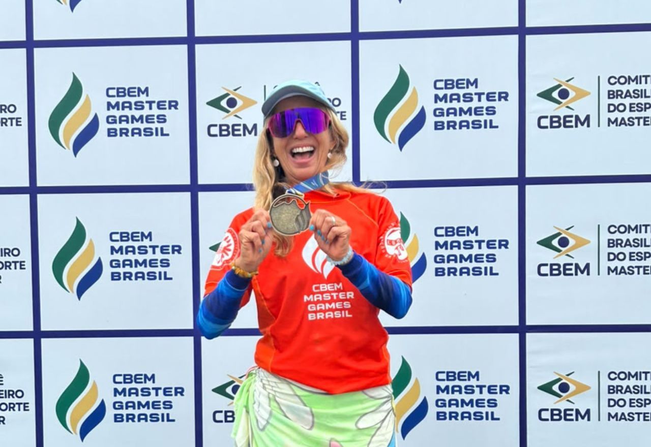 Aos 62 anos, Angela Bauer se torna a primeira campeã de longboard 60+ nos Master Games Brasil Aos 62 anos, Angela Bauer se torna a primeira campeã de longboard 60+ nos Master Games Brasil
