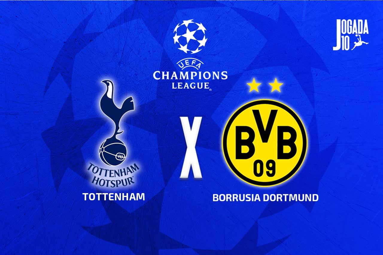 Tottenham x Borussia Dortmund: onde assistir, escalações e arbitragem