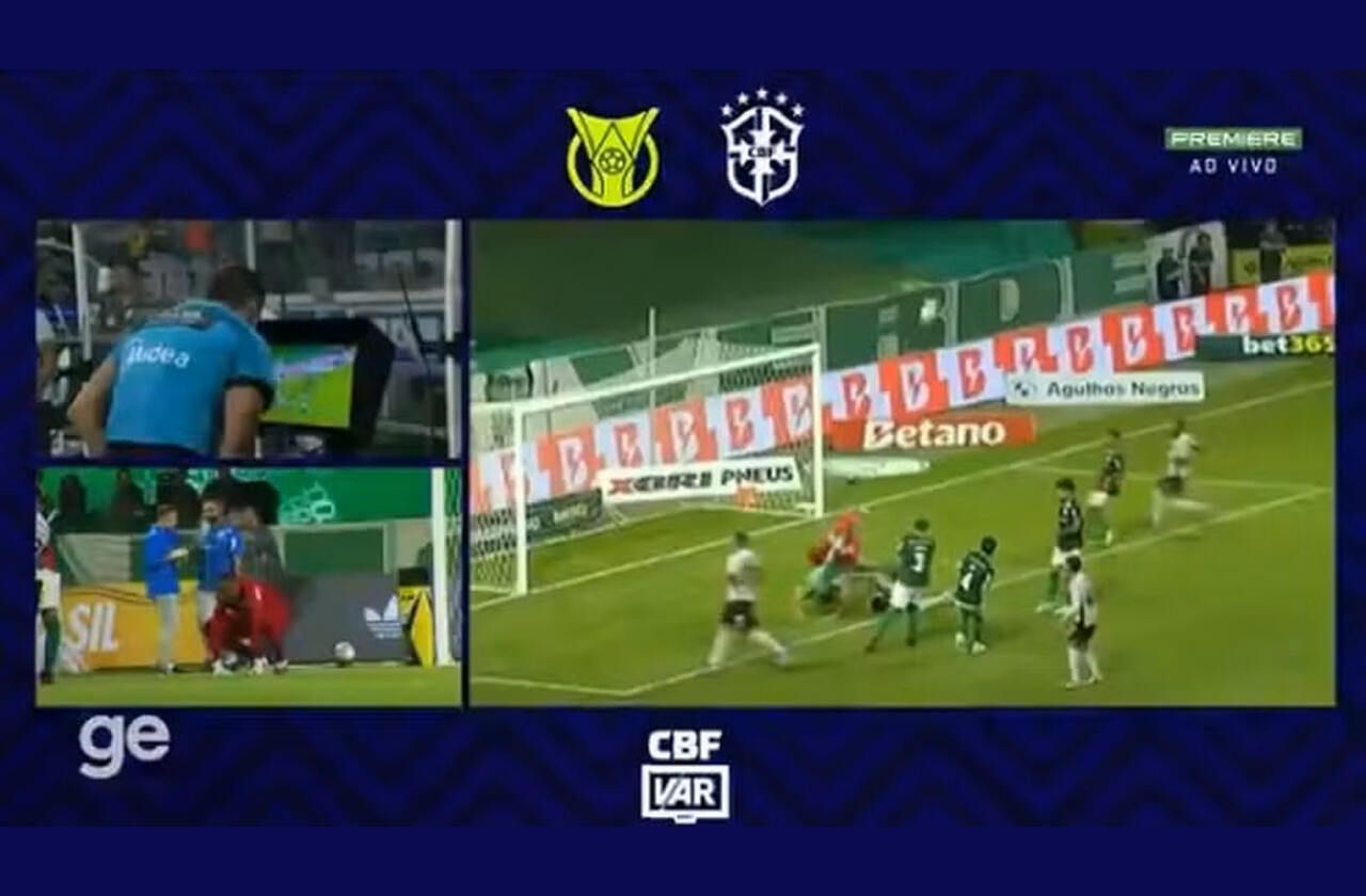 CBF revela áudio do VAR que anulou pênalti contra Palmeiras 