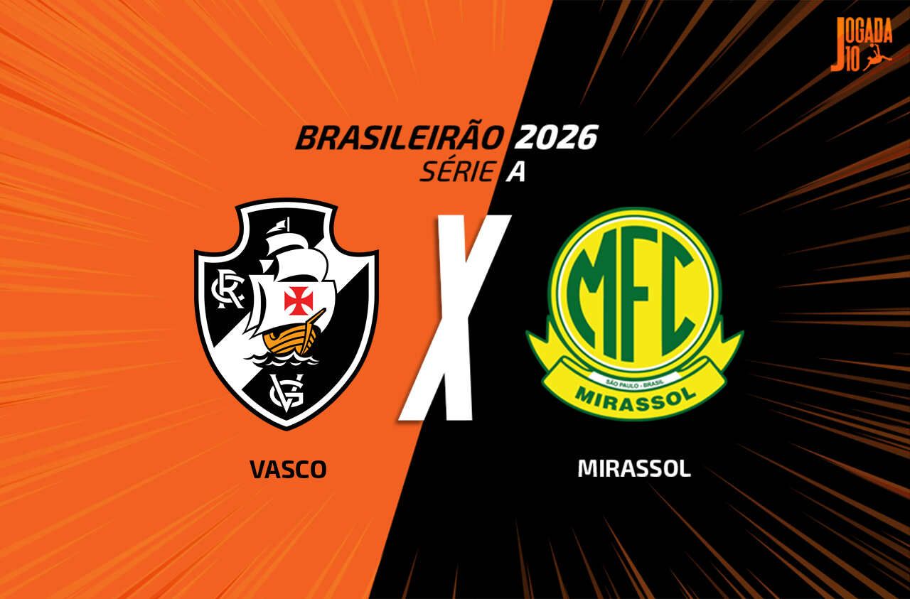 Vasco x Mirassol: onde assistir, escalações e arbitragem Vasco x Mirassol: onde assistir, escalações e arbitragem