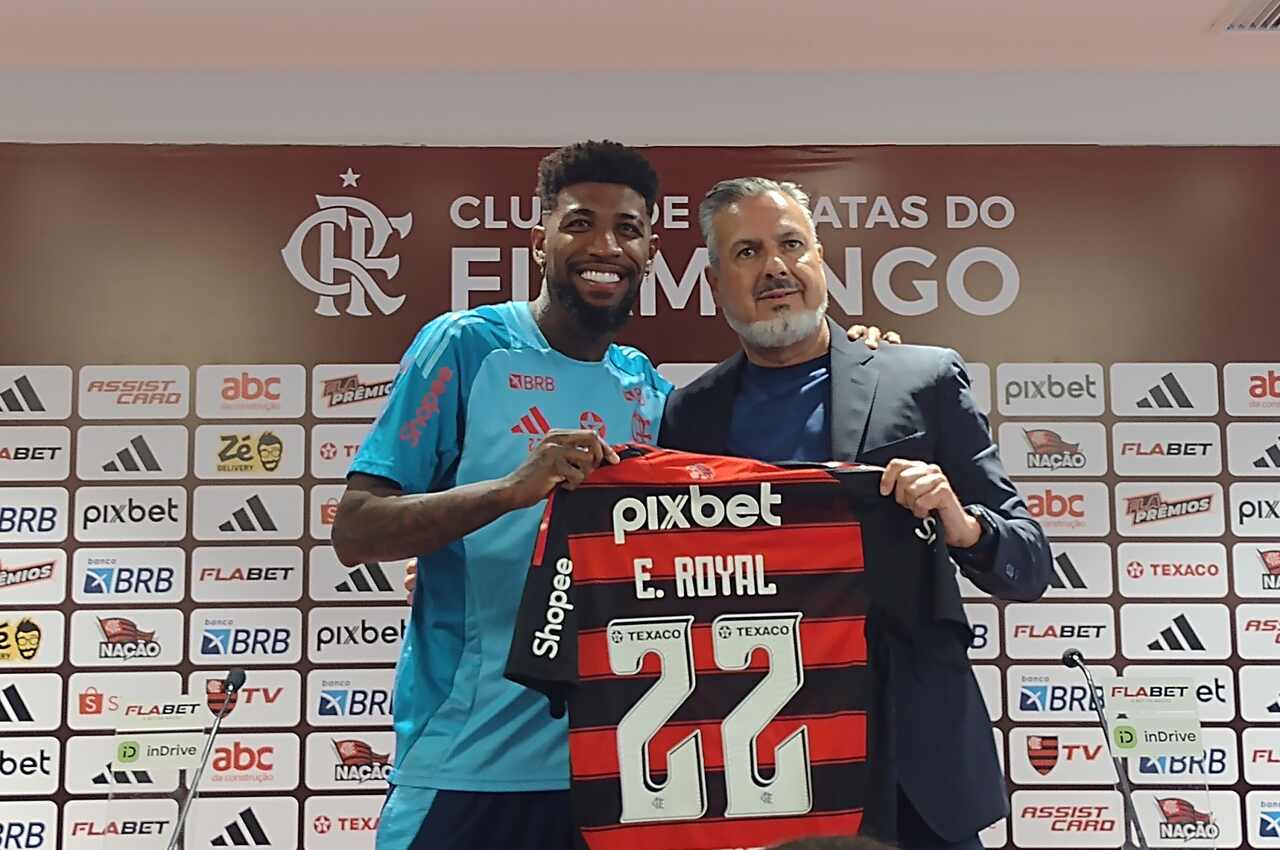 Emerson Royal é apresentado e mira seleção: "Era flamenguista e não sabia"